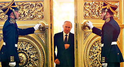 Le Tsar réélu président de la Russie pour un quatrième mandat