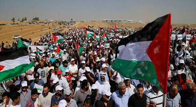 #Palestine/#Journée_de_la_Terre: plusieurs manifestants palestiniens blessés à l’est du camp de Jabaliya à #Gaza