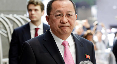 Corée du Nord: le chef de la diplomatie en visite en Chine
