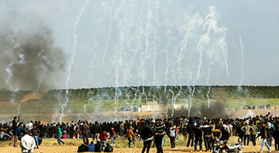 #Gaza : deux Palestiniens blessés par des tirs Israéliens