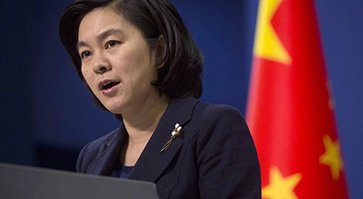 Une frappe militaire contre un État souverain est irresponsable, selon Pékin


