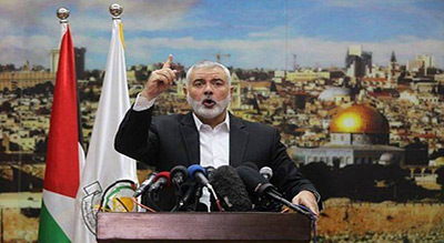 «Toute la population sera dans les rues de Palestine les 14 et 15 mai», dit Haniyeh
