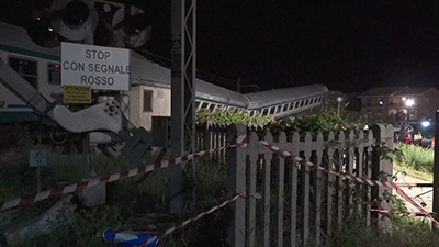 #Italie : deux morts et des blessés dans le déraillement d’un train