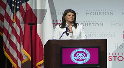 Des étudiants US à Nikki Haley: «Vous avez du sang sur les mains»