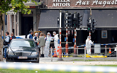 Attaque de Liège: les faits «qualifiés d’assassinat terroriste» par le parquet fédéral belge