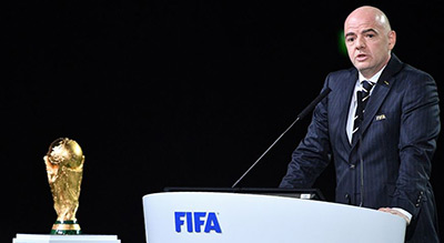 Football: le trio Etats-Unis/Canada/Mexique organisera la Coupe du monde 2026
