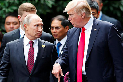 Aucun projet de sommet Trump-Poutine à l’étude avant l’Otan (Kremlin)