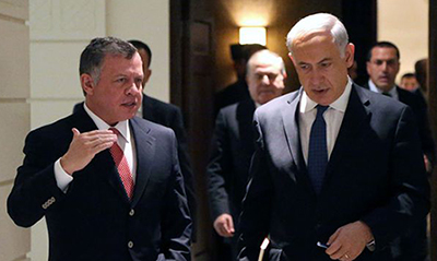 Benjamin Netanyahu a rencontré le roi Abdallah II en Jordanie