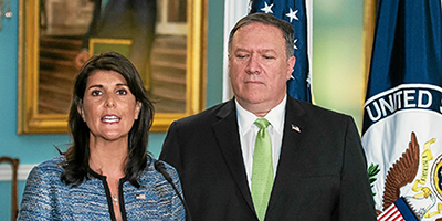 Les États-Unis se retirent du Conseil des droits de l’Homme de l’ONU