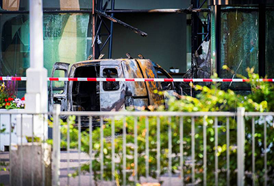 Amsterdam: une camionnette défonce les bureaux d’un grand journal