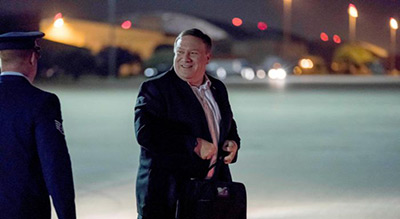 Pompeo part pour la Corée du Nord discuter de dénucléarisation
