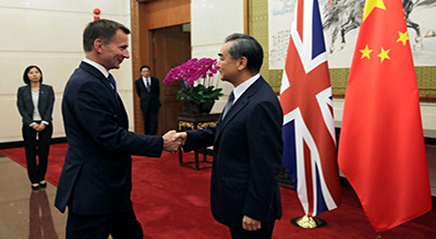 Brexit: Pékin et Londres envisagent un accord de libre-échange
