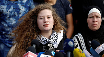Ahed al-Tamimi : «Je suis prête à faire de la prison 1 000 fois pour défendre notre cause»


