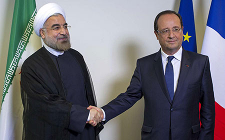 Nucléaire iranien: François Hollande s’est entretenu avec Hassan Rohani
