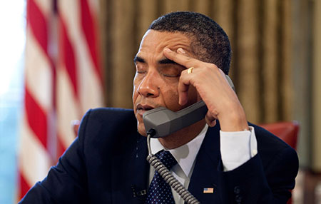 Obama frustré de l'absence d'avancée sur le contrôle des armes aux Etats-Unis.