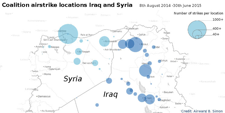 Des centaines de civils victimes collatérales des raids de la «coalition anti-Daech»
