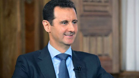 Le président syrien se dit confiant dans le soutien de l'Iran et de la Russie.