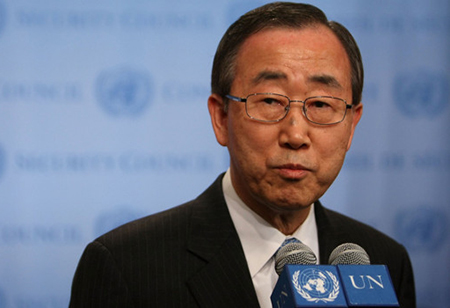  Ban Ki-moon appelle à renflouer l’agence de l’Onu pour les Palestiniens