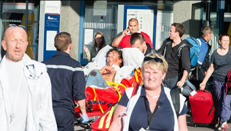 Attaque terroriste dans un Thalys Amsterdam-Paris, l’assaillant arrêté