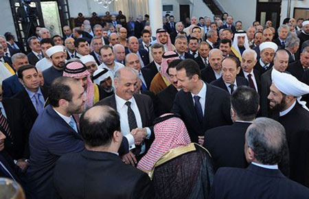Assad assiste à la prière de l’Aïd al-Adha à Damas