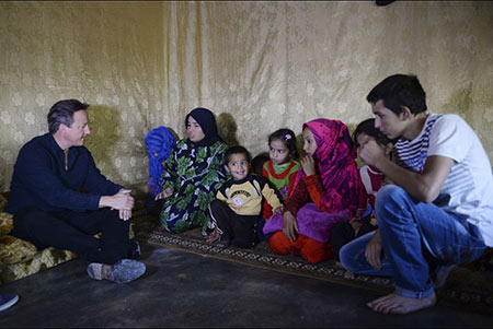 Réfugiés syriens: Cameron veut soutenir le Liban