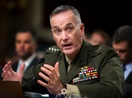 Le général Dunford nouveau plus haut responsable militaire américain.