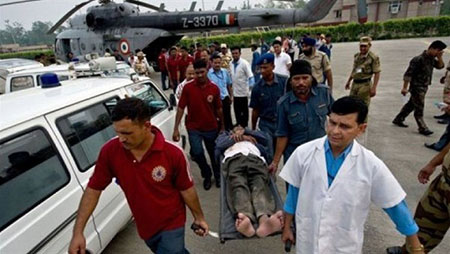 Inde: explosion d'une bonbonne de gaz, 104 morts.