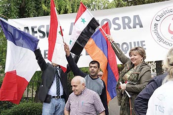 France: Manifestation contre le double jeu de la Turquie en Irak et en Syrie