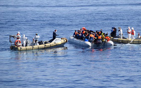 Plus d'un demi-million de migrants ont traversé la Méditerranée en 2015, selon l’ONU.