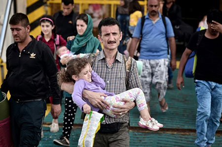 450.000 réfugiés arrivés en Allemagne depuis le début 2015.