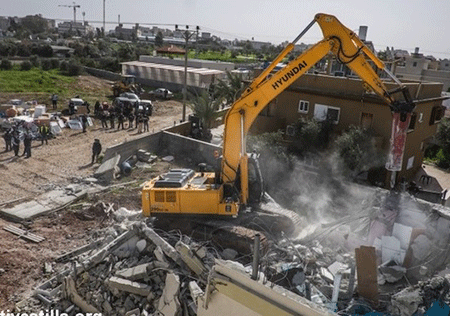 “Israël” démolit les maisons de Palestiniens auteurs d’actes de Résistance
