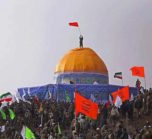 Les Iraniens simulent la libération de la mosquée al-Aqsa

