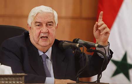 Mouallem: les infrastructures syriennes cibles des raids de la coalition US.