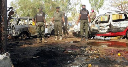 Nigeria: 15 morts dans un attentat perpétré par deux jeunes filles kamikazes.