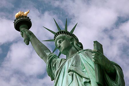 La Statue de la Liberté inspirée par une paysanne égyptienne.