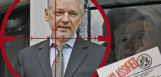 Menacé, Assange reporte ses révélations choc sur Hillary Clinton