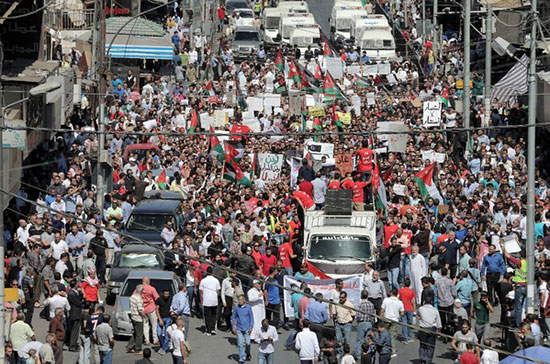 Des Jordaniens manifestent à Amman contre le gaz israélien