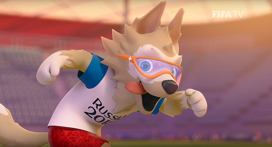 Le public russe a choisi la mascotte de la Coupe du monde 2018.