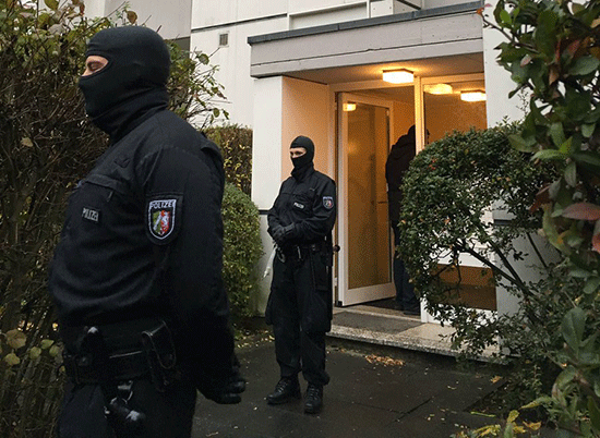 Raid anti-terroriste d'envergure dans 10 régions en Allemagne