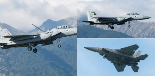 Les F-15 israéliens dans le ciel de Corse

