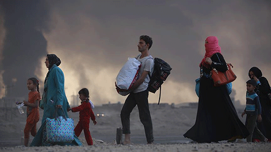 Plus de 22.000 personnes ont quitté Mossoul en raison des hostilités

