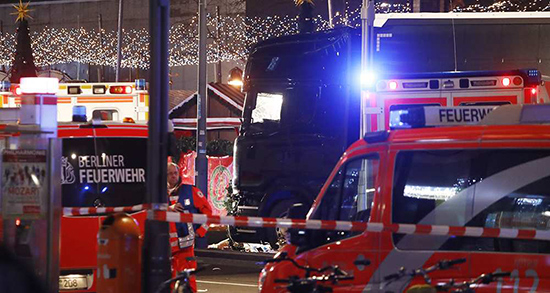 Attaque de Berlin: la police évoque un «probable attentat terroriste»