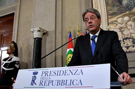 Paolo Gentiloni remplace Matteo Renzi à la tête du gouvernement italien.