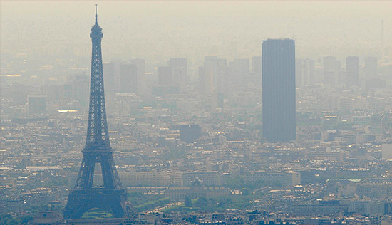Fin du pic de pollution ce week-end à Paris
