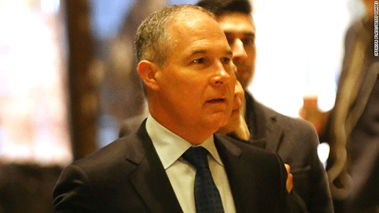 Trump nomme un partisan des énergies fossiles à l'Environnement	
