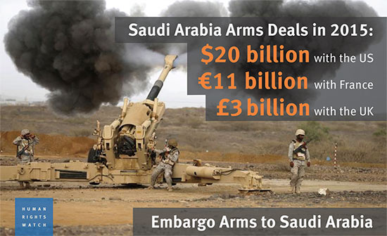 Amnesty presse Washington et Londres de cesser de livrer des armes utilisées au Yémen