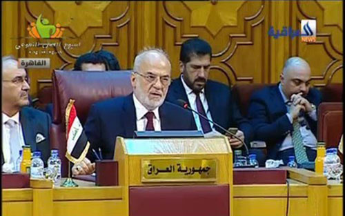 Jaafari depuis la Ligue Arabe: Le Hached Chaabi et le Hezbollah ont préservé la dignité des Arabes