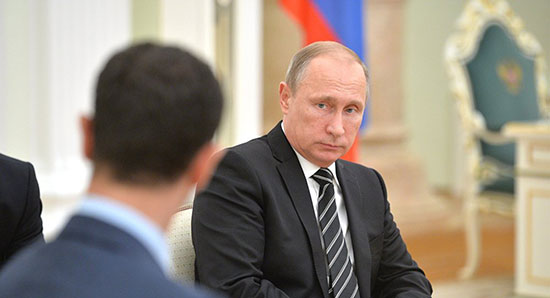 Poutine promet à Assad de continuer à soutenir la Syrie.