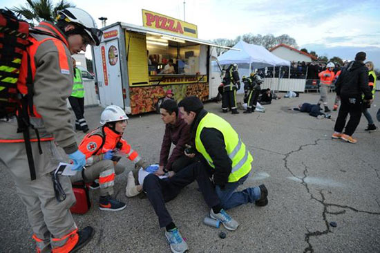 Euro-2016: exercice de sécurité à Saint-Étienne et simulation d’attentat à Bordeaux
