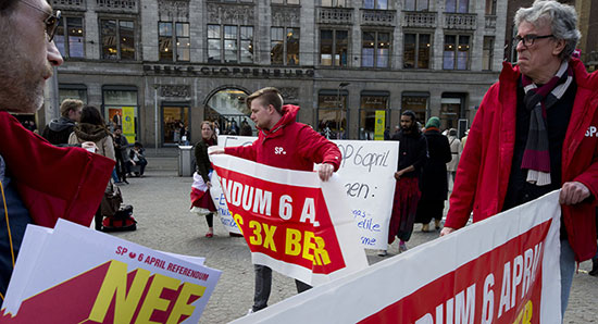 Après les Pays-Bas, les Néerlandais disent non à l'accord entre l'UE et l'Ukraine.